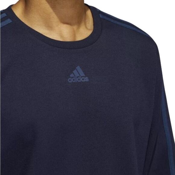 Adidas Men’s Fleece Sweatshirt Blue Size Large NWT - Picture 8 of 9